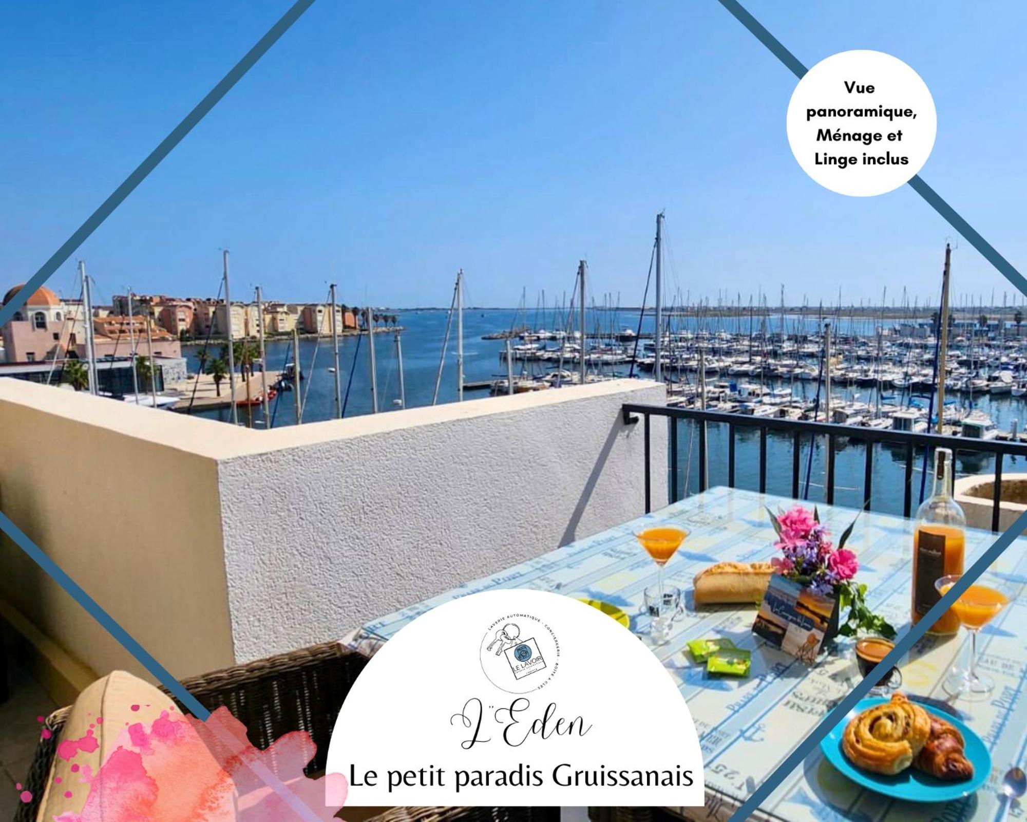 L'Eden - Vue Magnifique Sur Le Port, Les Chalets & La Mer - Gruissan Εξωτερικό φωτογραφία