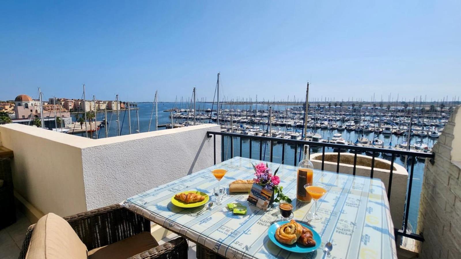 L'Eden - Vue Magnifique Sur Le Port, Les Chalets & La Mer - Gruissan Εξωτερικό φωτογραφία