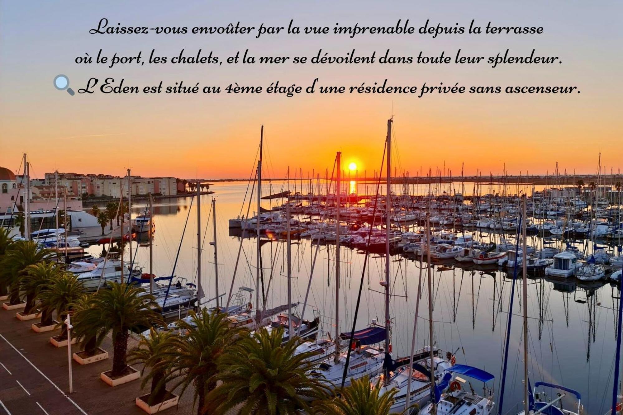 L'Eden - Vue Magnifique Sur Le Port, Les Chalets & La Mer - Gruissan Εξωτερικό φωτογραφία